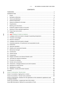 REDLINE IEC 60335-2-24:2025 CMV - Household and similar electrical appliances - Safety - Part 2-24: Particular requirements for refrigerating appliances, ice-cream appliances and ice makers
Released:27. 03. 2025
Isbn:9782832703328 - Page 4 preview