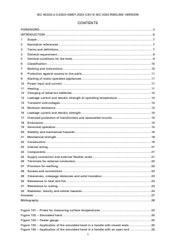 IEC 60335-2-3:2022+AMD1:2025 CSV - Household and similar electrical appliances - Safety - Part 2-3: Particular requirements for electric irons, ironing boards, ironing systems and similar appliances
Released:3. 11. 2025
Isbn:9782832708422 - Page 3 preview