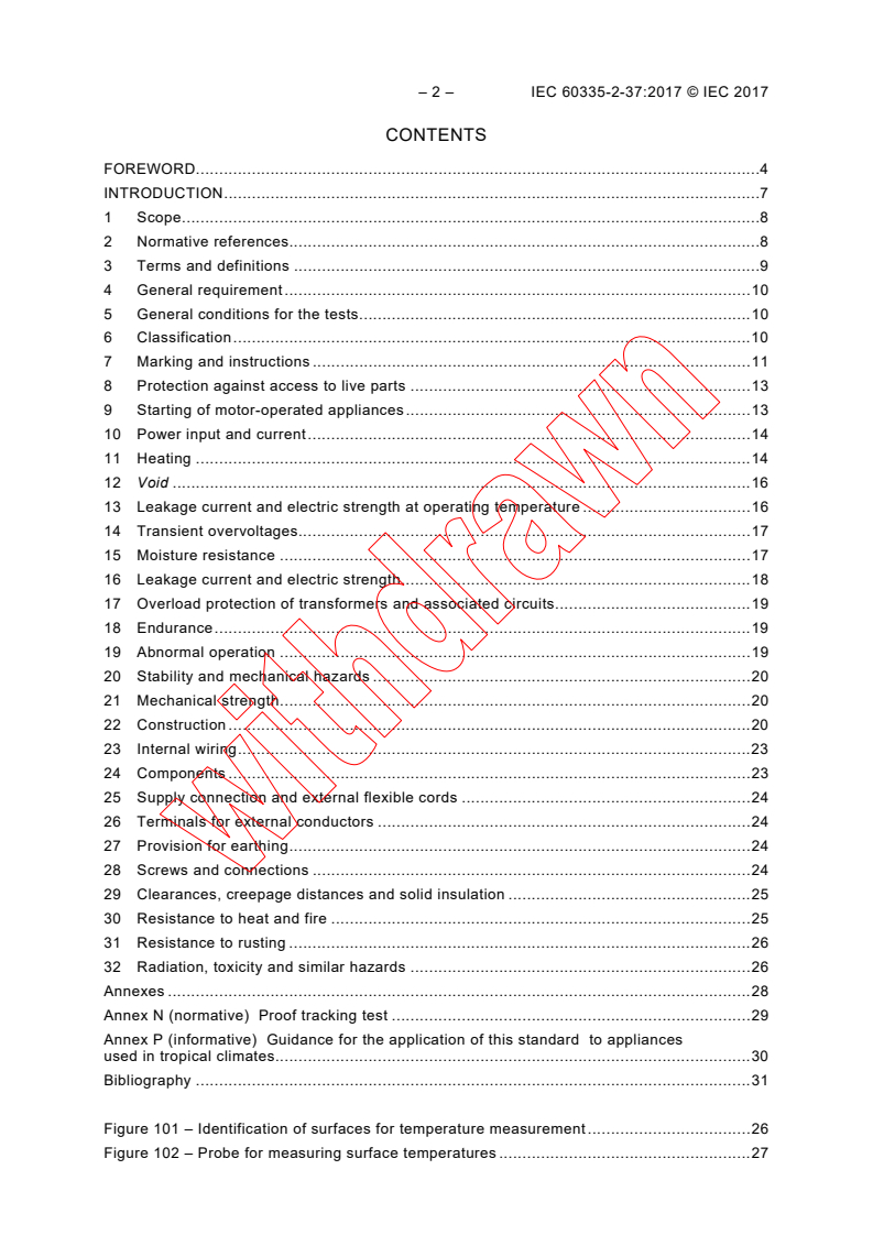 IEC 60335-2-37:2017 IEC 60335-2-37:2017 - Household and similar electrical appliances - Safety - Part 2-37: Particular requirements for commercial electric doughnut fryers and deep fat fryers
Released:4/10/2017 - Page 4 preview