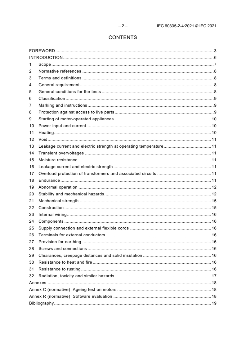 IEC 60335-2-4:2021 IEC 60335-2-4:2021 - Household and similar electrical appliances - Safety - Part 2-4: Particular requirements for spin extractors
Released:3/10/2021 - Page 4 preview