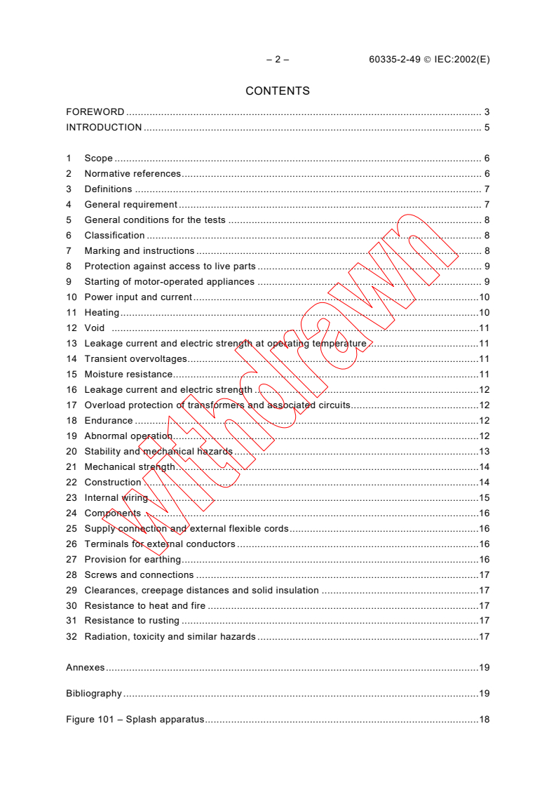 IEC 60335-2-49:2002 IEC 60335-2-49:2002 - Household and similar electrical appliances - Safety - Part 2-49: Particular requirements for commercial electric hot cupboards
Released:11/28/2002 - Page 4 preview