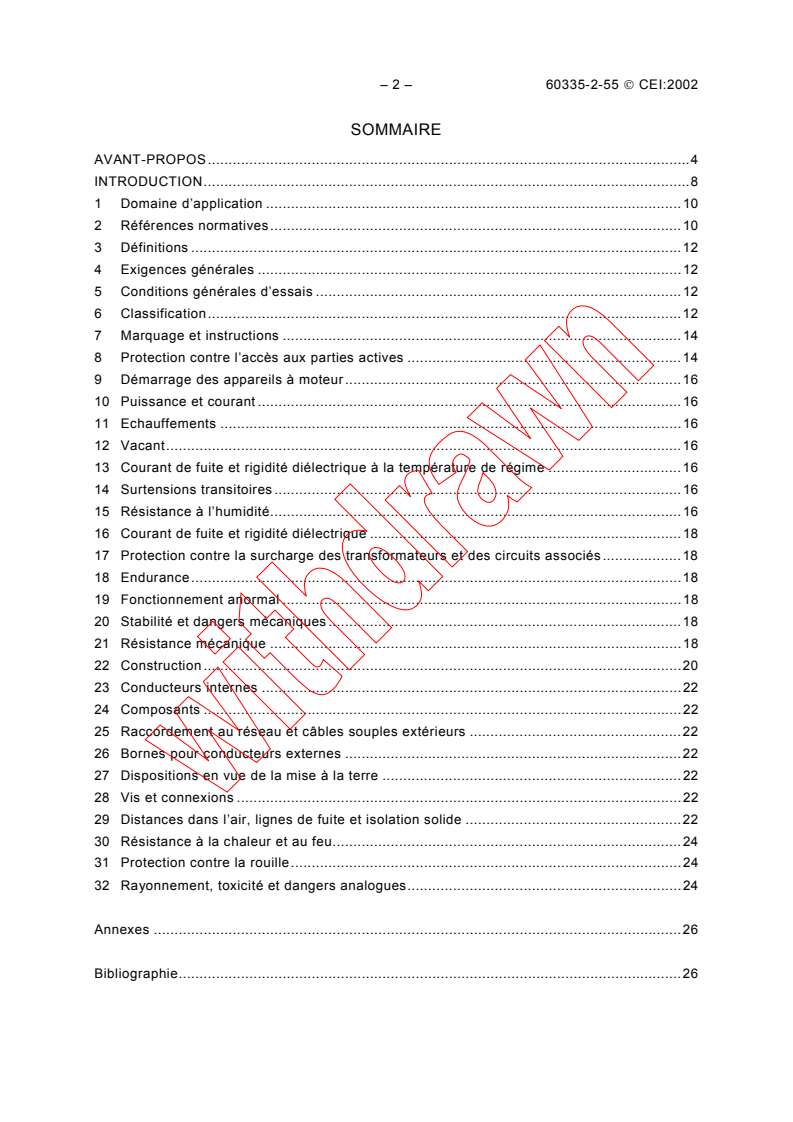 IEC 60335-2-55:2002 IEC 60335-2-55:2002 - Household and similar electrical appliances - Safety - Part 2-55: Particular requirements for electrical appliances for use with aquariums and garden ponds - Page 4 preview