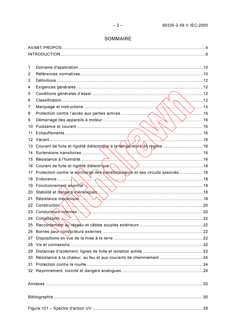 IEC 60335-2-59:2002 IEC 60335-2-59:2002 - Household and similar electrical appliances - Safety - Part 2-59: Particular requirements for insect killers - Page 4 preview
