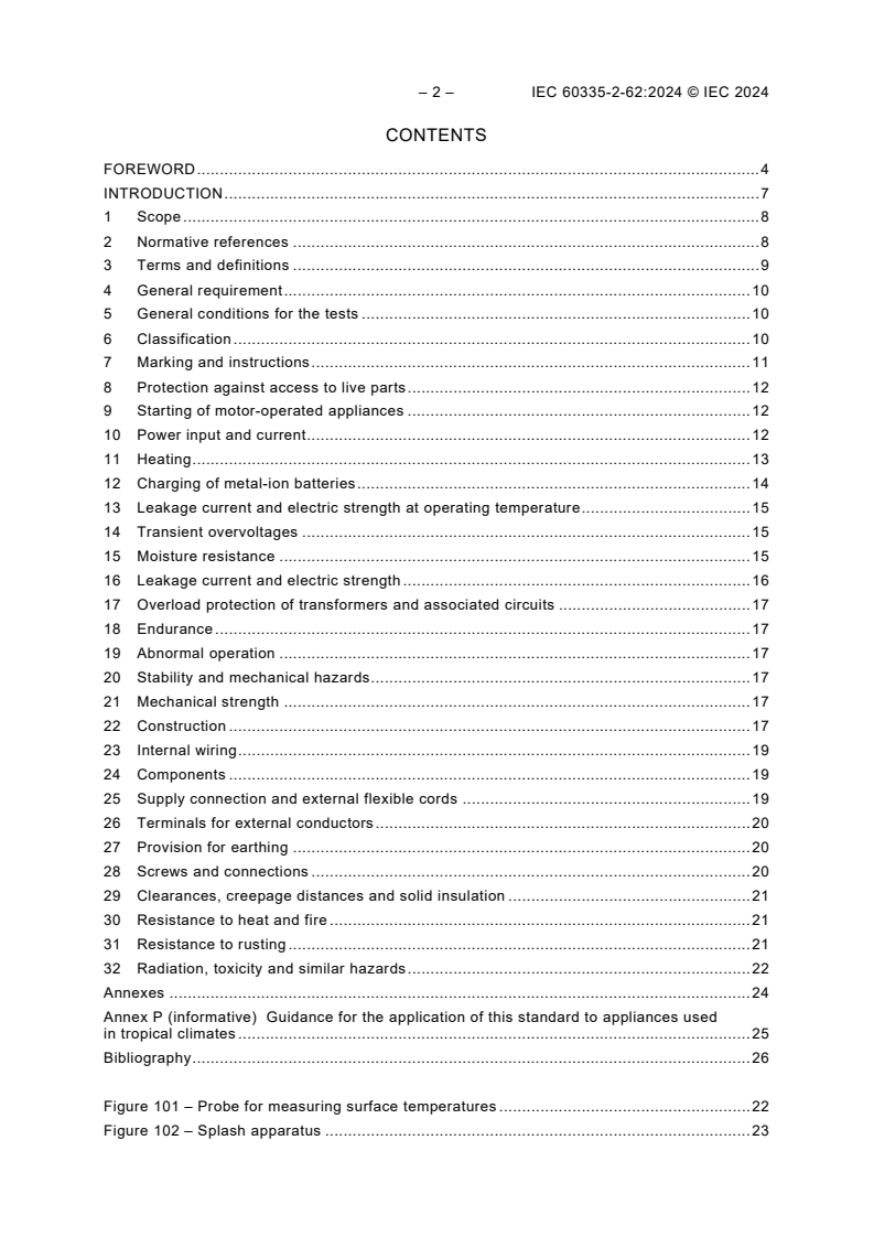 IEC 60335-2-62:2024 IEC 60335-2-62:2024 - Household and similar electrical appliances - Safety - Part 2-62: Particular requirements for commercial electric rinsing sinks
Released:9/12/2024 - Page 4 preview