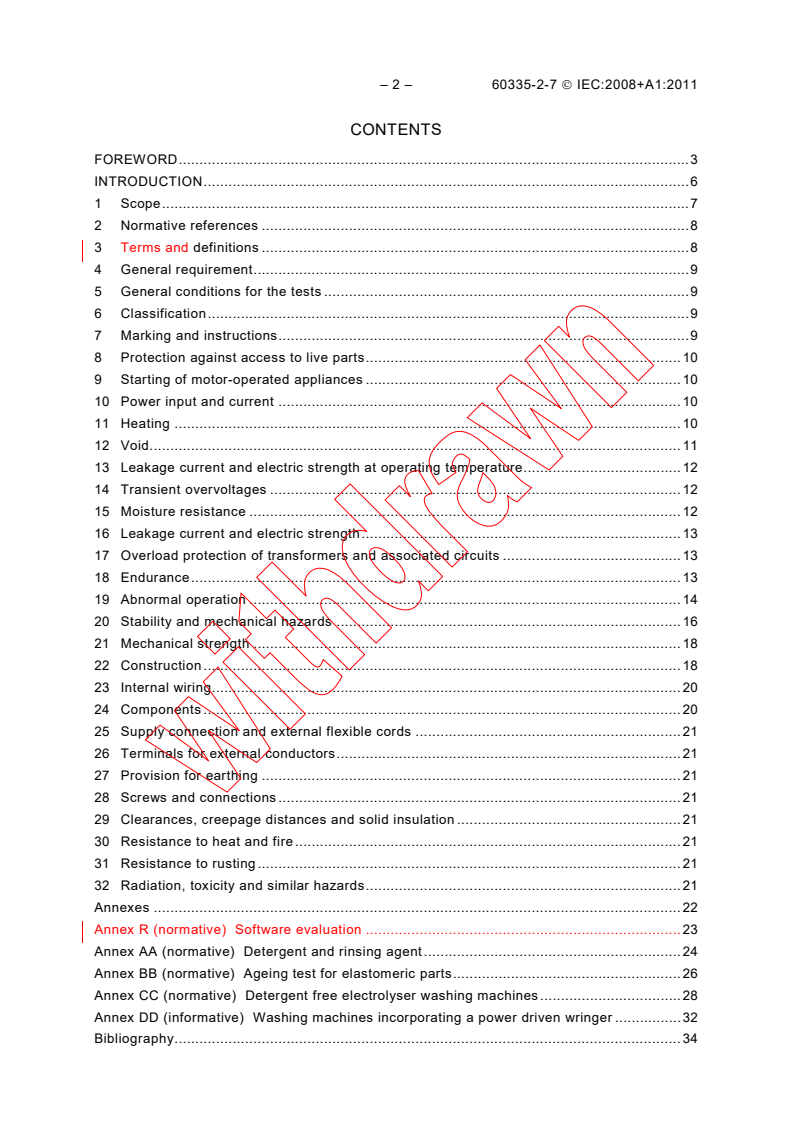 IEC 60335-2-7:2008 IEC 60335-2-7:2008+AMD1:2011 CSV - Household and similar electrical appliances - Safety - Part 2-7: Particular requirements for washing machines
Released:3/26/2012 - Page 4 preview
