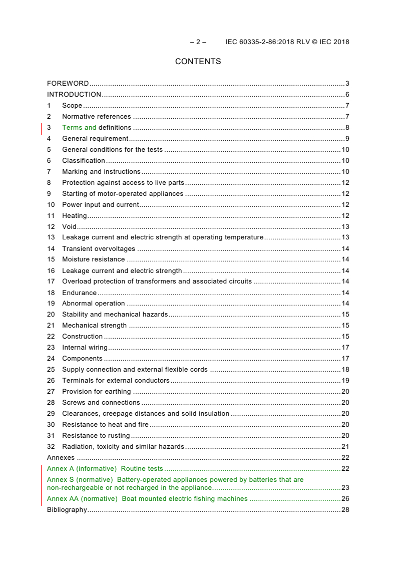 IEC 60335-2-86:2018 IEC 60335-2-86:2018 RLV - Household and similar electrical appliances - Safety - Part 2-86: Particular requirements for electric fishing machines
Released:4/20/2018 - Page 4 preview