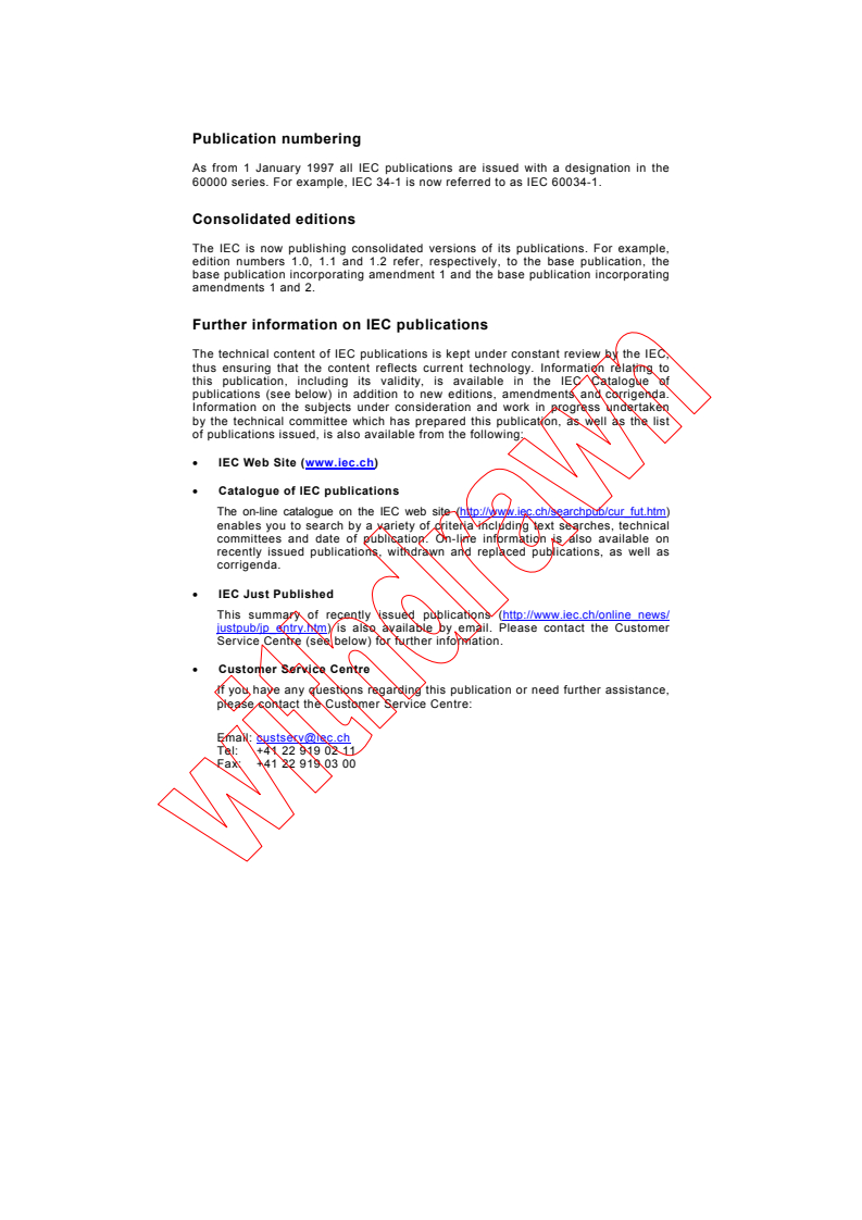 IEC 60335-2-99:2003 IEC 60335-2-99:2003 - Household and similar electrical appliances - Safety - Part 2-99: Particular requirements for commercial electric hoods - Page 2 preview