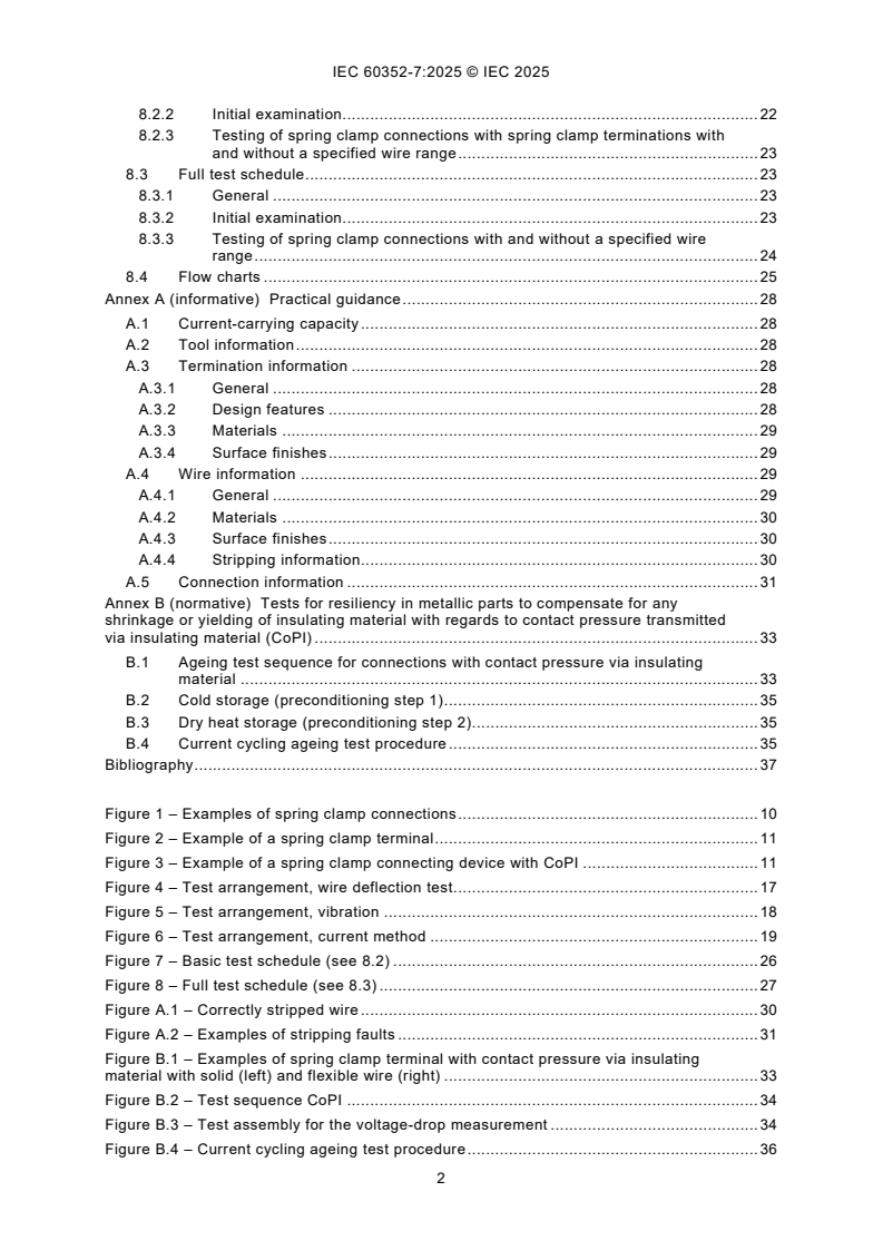 IEC 60352-7:2026 IEC 60352-7:2026 - Solderless connections - Part 7: Spring clamp connections - General requirements, test methods and practical guidance
Released:1/9/2026
Isbn:9782832708996 - Page 4 preview
