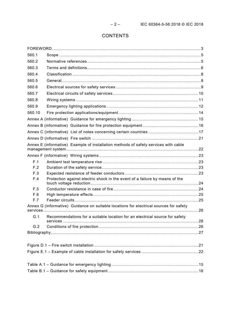 IEC 60364-5-56:2018 IEC 60364-5-56:2018 - Low-voltage electrical installations - Part 5-56: Selection and erection of electrical equipment - Safety services
Released:11/2/2018 - Page 4 preview