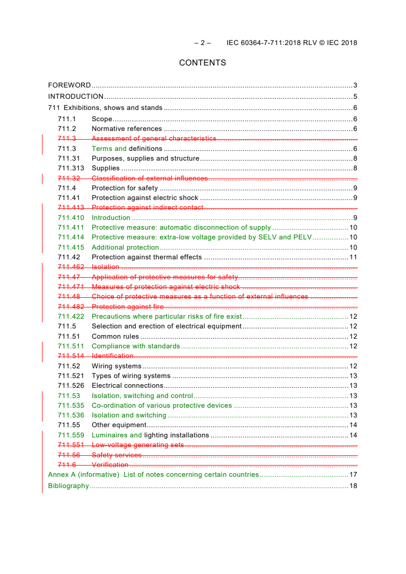 IEC 60364-7-711:2018 IEC 60364-7-711:2018 RLV - Low-voltage electrical installations - Part 7-711: Requirements for special installations or locations - Exhibitions, shows and stands
Released:3/8/2018 - Page 4 preview