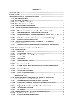 IEC 60364-7-712:2025 IEC 60364-7-712:2025 - Installations électriques à basse tension - Partie 7-712: Exigences applicables aux installations ou emplacements spéciaux - Installations d'énergie solaire photovoltaïque (PV)
Released:21. 10. 2025
Isbn:9782832707708 - Page 3 preview