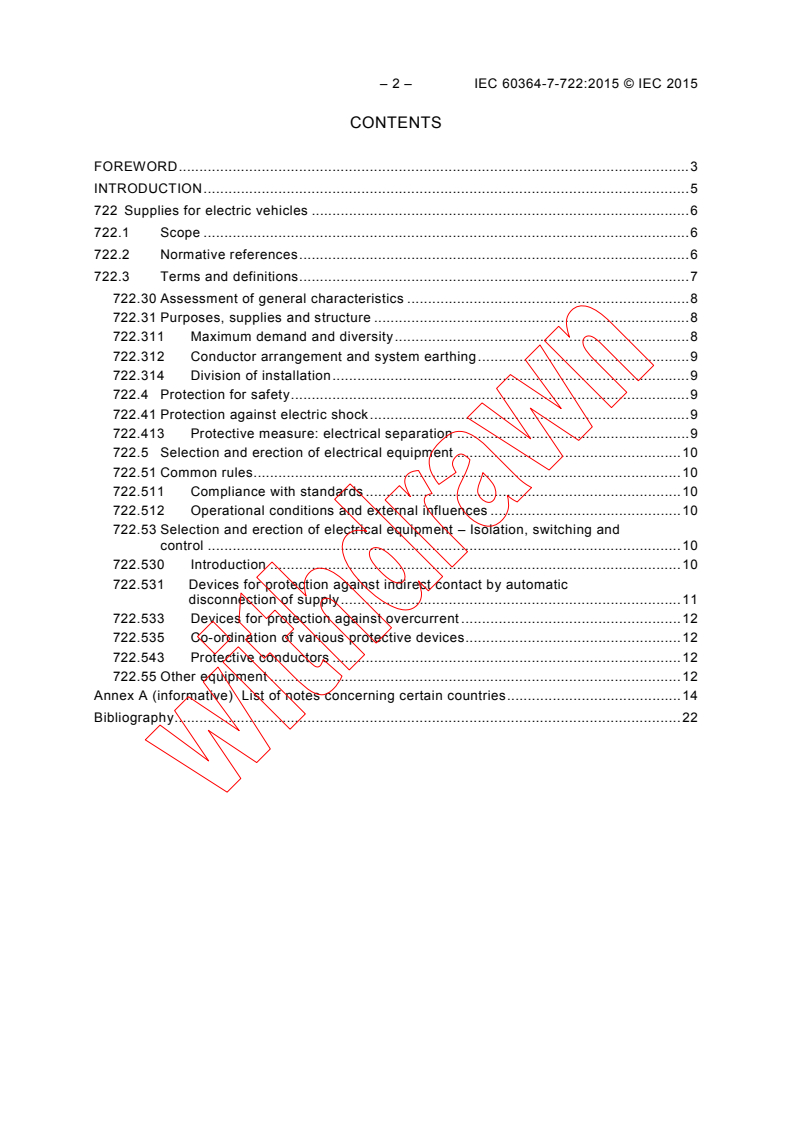 IEC 60364-7-722:2015 IEC 60364-7-722:2015 - Low-voltage electrical installations - Part 7-722: Requirements for special installations or locations - Supplies for electric vehicles
Released:2/25/2015 - Page 4 preview