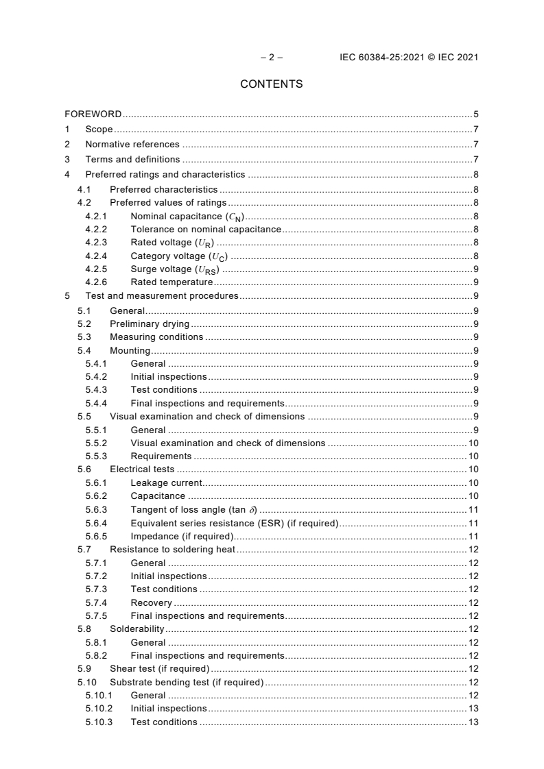 IEC 60384-25:2021 IEC 60384-25:2021 - Fixed capacitors for use in electronic equipment - Part 25: Sectional specification - Fixed aluminium electrolytic surface mount capacitors with conductive polymer solid electrolyte
Released:7/14/2021 - Page 4 preview