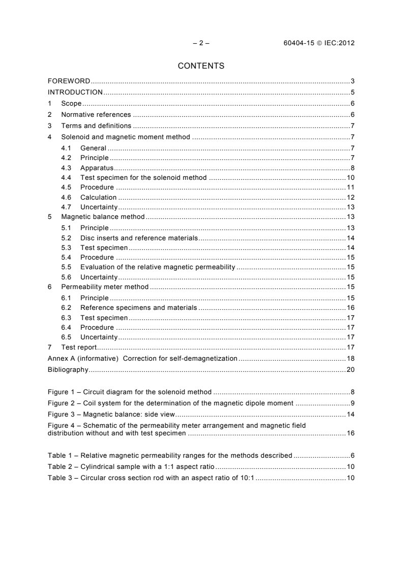 IEC 60404-15:2012 IEC 60404-15:2012 - Magnetic materials - Part 15: Methods for the determination of the relative magnetic permeability of feebly magnetic materials
Released:9/18/2012 - Page 4 preview