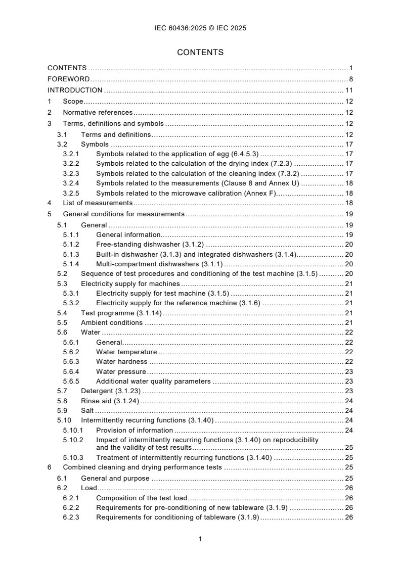 IEC 60436:2025 IEC 60436:2025 - Electric dishwashers for household use - Methods for measuring the performance
Released:25. 06. 2025
Isbn:9782832704905 - Page 3 preview