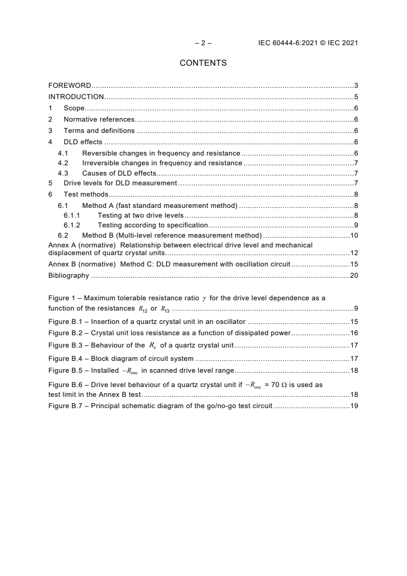 IEC 60444-6:2021 IEC 60444-6:2021 - Measurement of quartz crystal unit parameters - Part 6: Measurement of drive level dependence (DLD)
Released:9/1/2021 - Page 4 preview