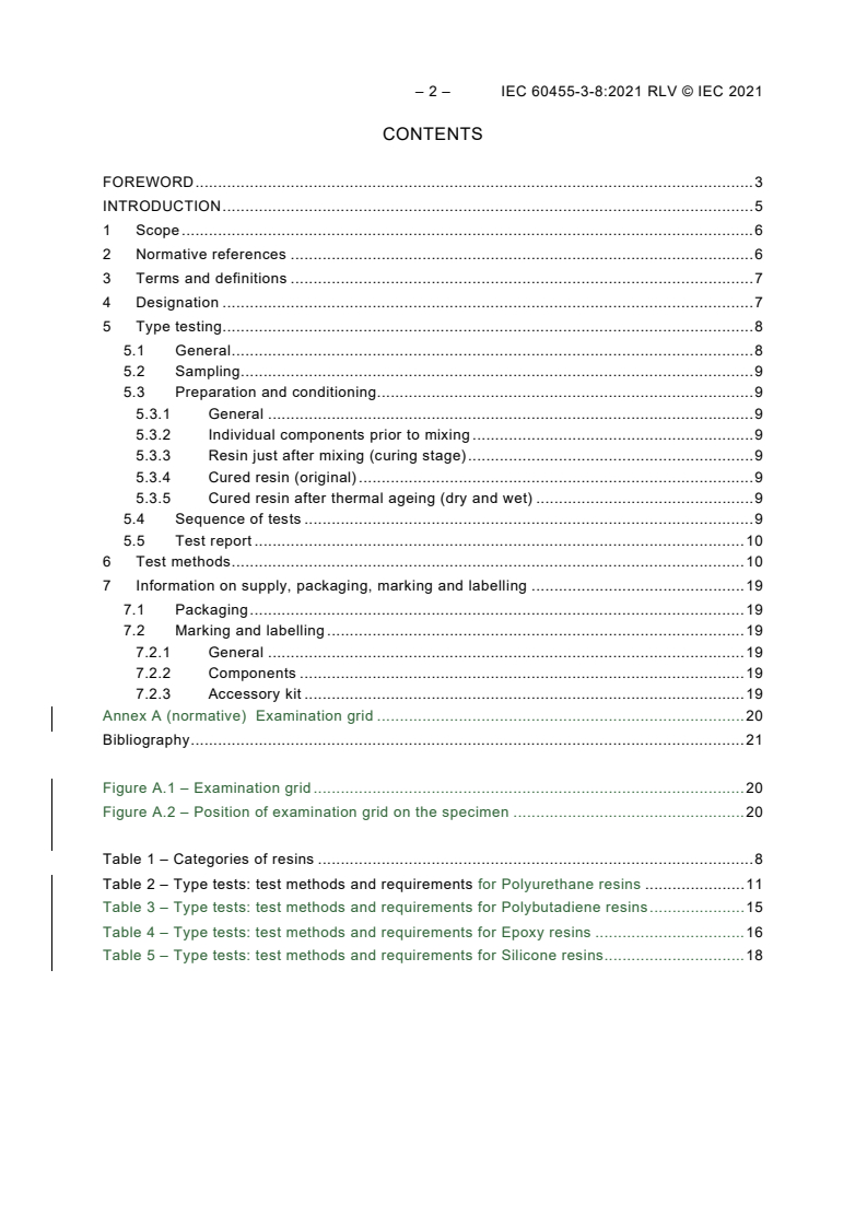 IEC 60455-3-8:2021 IEC 60455-3-8:2021 RLV - Resin based reactive compounds used for electrical insulation - Part 3-8: Specifications for individual materials - Resins for cable accessories
Released:6/16/2021 - Page 4 preview