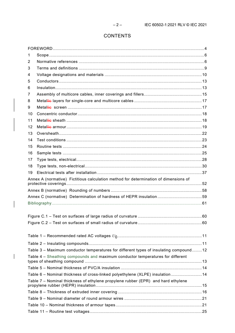 IEC 60502-1:2021 IEC 60502-1:2021 RLV - Power cables with extruded insulation and their accessories for rated voltages from 1 kV (Um = 1,2 kV) up to 30 kV (Um = 36 kV) - Part 1: Cables for rated voltages of 1 kV (Um = 1,2 kV) and 3 kV (Um = 3,6 kV)
Released:2/9/2021 - Page 4 preview