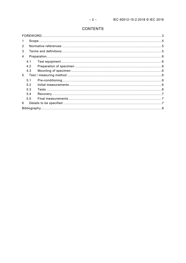 IEC 60512-15-2:2018 IEC 60512-15-2:2018 - Connectors for electrical and electronic equipment - Tests and measurements - Part 15-2: Connector tests (mechanical) - Test 15b: Insert retention in housing (axial)
Released:1/12/2018 - Page 4 preview