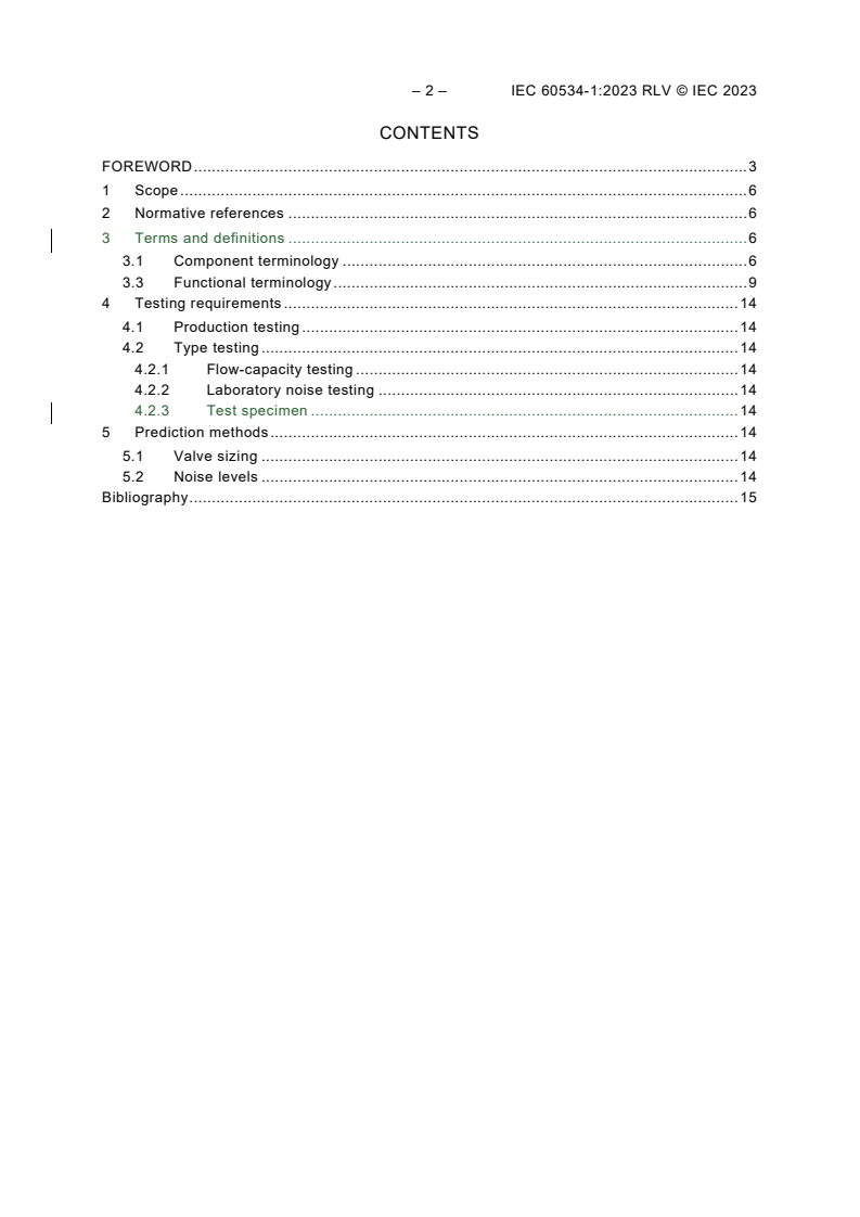 IEC 60534-1:2023 IEC 60534-1:2023 RLV - Industrial-process control valves - Part 1: Control valve terminology and general considerations
Released:5/23/2023 - Page 4 preview