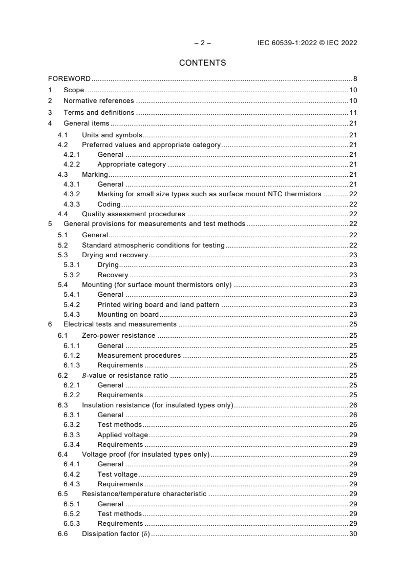 IEC 60539-1:2022 IEC 60539-1:2022 - Directly heated negative temperature coefficient thermistors - Part 1: Generic specification
Released:12/15/2022 - Page 4 preview