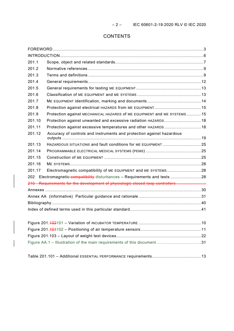 IEC 60601-2-19:2020 IEC 60601-2-19:2020 RLV - Medical electrical equipment - Part 2-19: Particular requirements for the basic safety and essential performance of infant incubators
Released:9/2/2020 - Page 4 preview