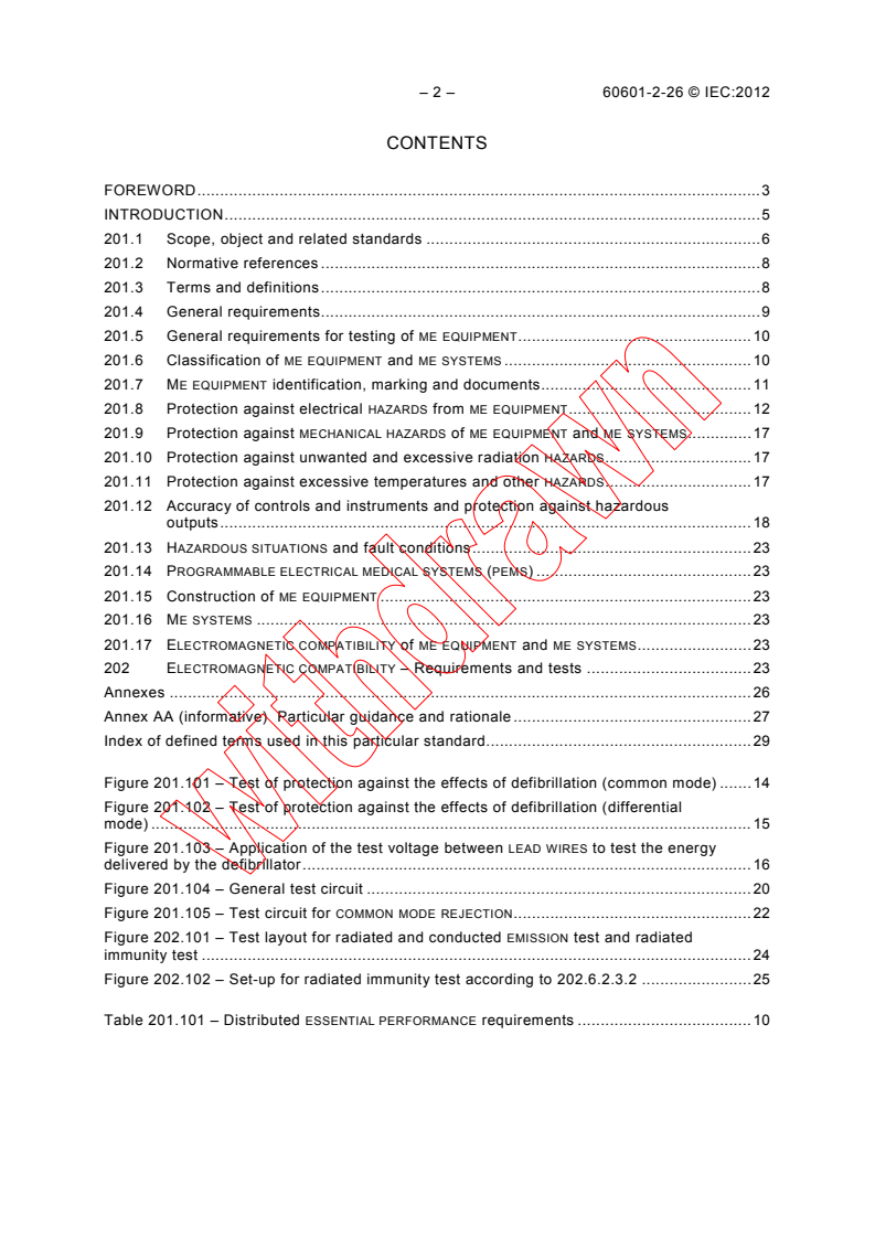 IEC 60601-2-26:2012 IEC 60601-2-26:2012 - Medical electrical equipment - Part 2-26: Particular requirements for the basic safety and essential performance of electroencephalographs
Released:5/29/2012 - Page 4 preview