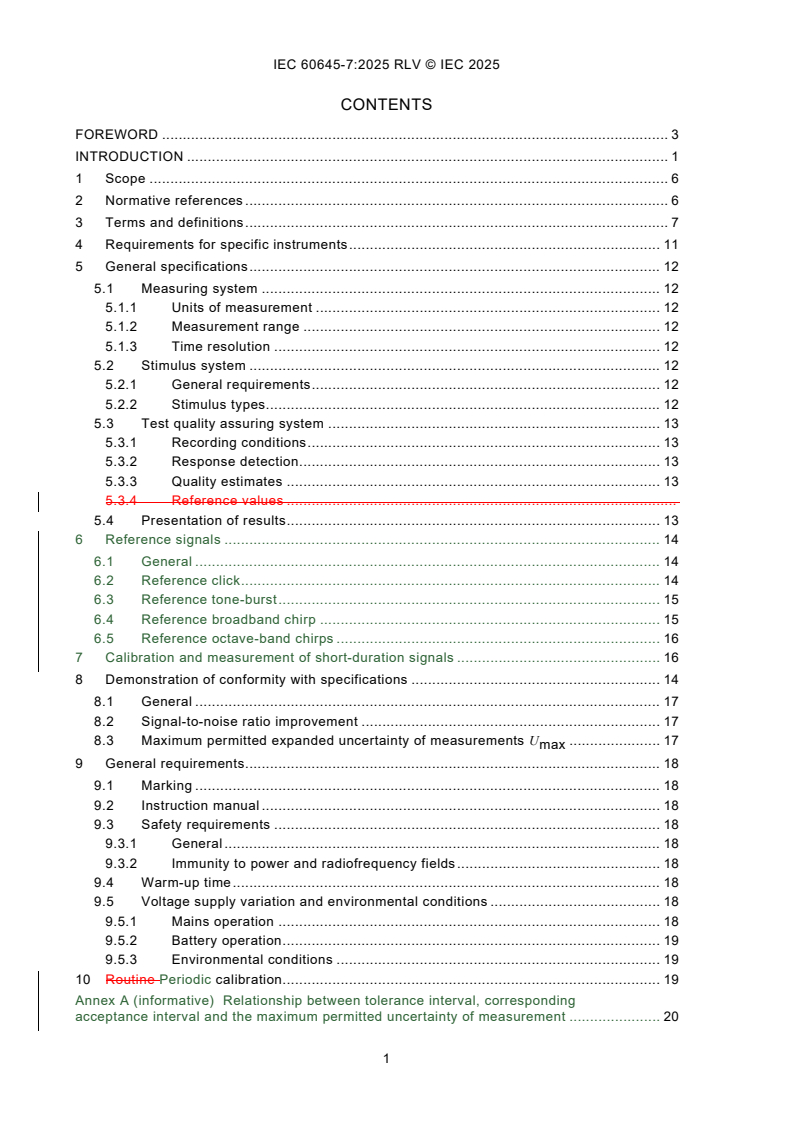 IEC 60645-7:2025 REDLINE IEC 60645-7:2025 RLV - Electroacoustics - Audiometric equipment - Part 7: Instruments for the measurement of auditory evoked potentials
Released:8/22/2025
Isbn:9782832706787 - Page 3 preview