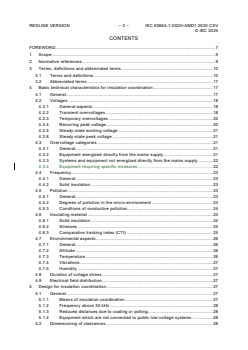 IEC 60664-1:2020+AMD1:2025 CSV - Insulation coordination for equipment within low-voltage supply systems - Part 1: Principles, requirements and tests
Released:6. 05. 2025
Isbn:9782832704233 - Page 3 preview