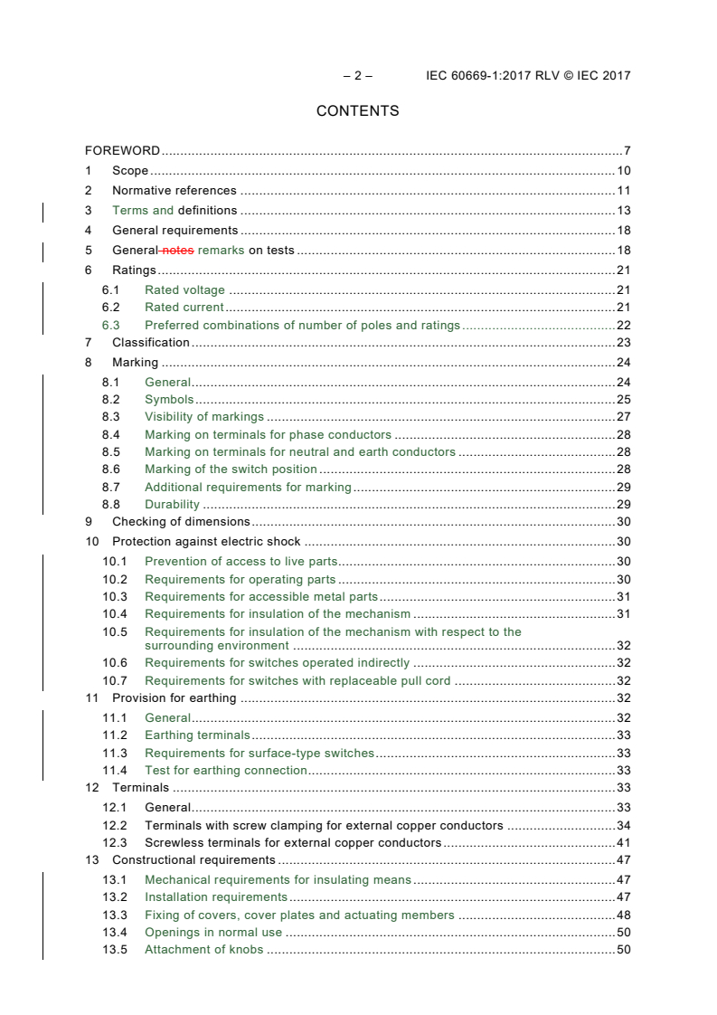 IEC 60669-1:2017 IEC 60669-1:2017 RLV - Switches for household and similar fixed-electrical installations - Part 1: General requirements
Released:2/22/2017 - Page 4 preview