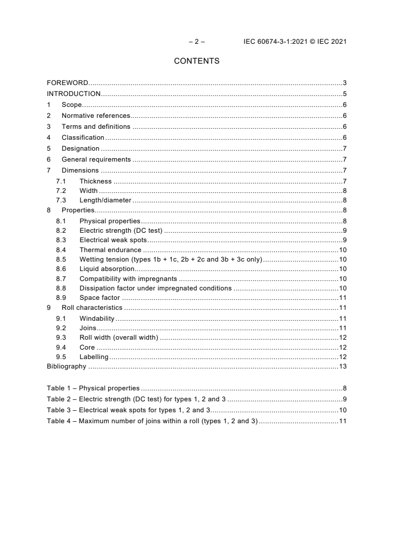 IEC 60674-3-1:2021 IEC 60674-3-1:2021 - Plastic films for electrical purposes - Part 3: Specifications for individual materials - Sheet 1: Biaxially oriented polypropylene (PP) films for capacitors
Released:8/25/2021 - Page 4 preview