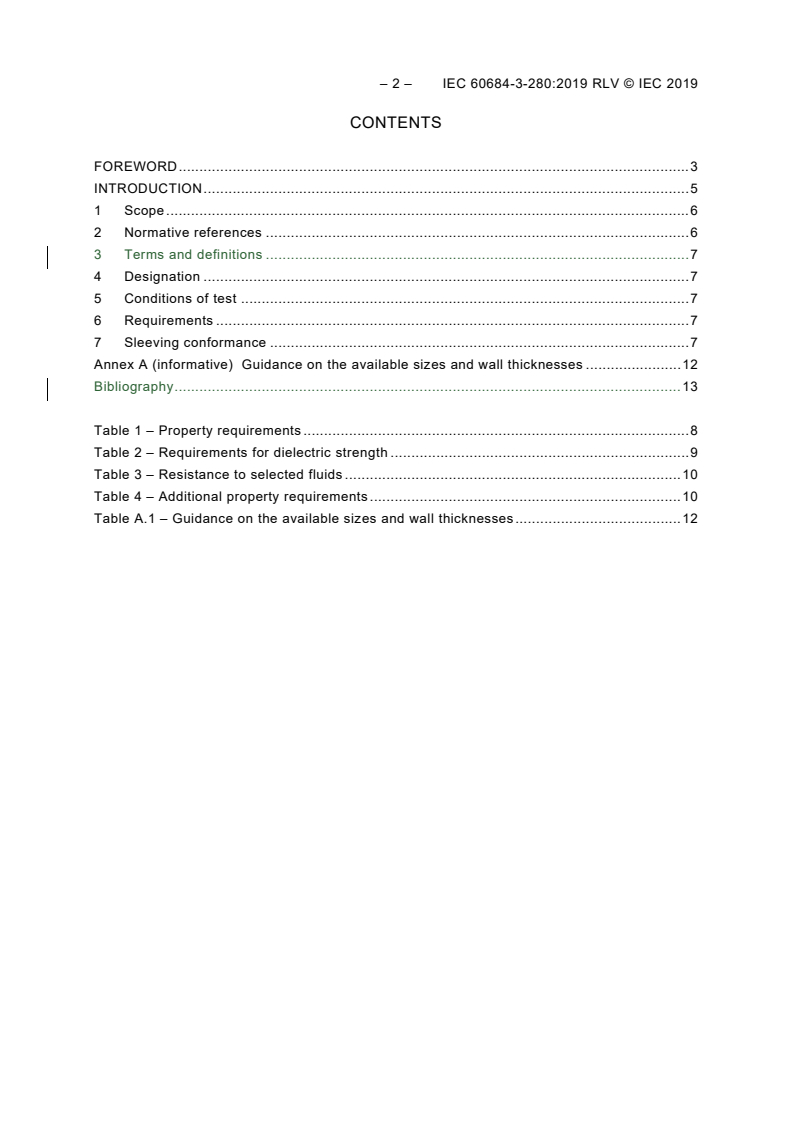 IEC 60684-3-280:2019 IEC 60684-3-280:2019 RLV - Flexible insulating sleeving - Part 3: Specifications for individual types of sleeving - Sheet 280: Heat-shrinkable, polyolefin sleeving, anti-tracking
Released:8/20/2019 - Page 4 preview