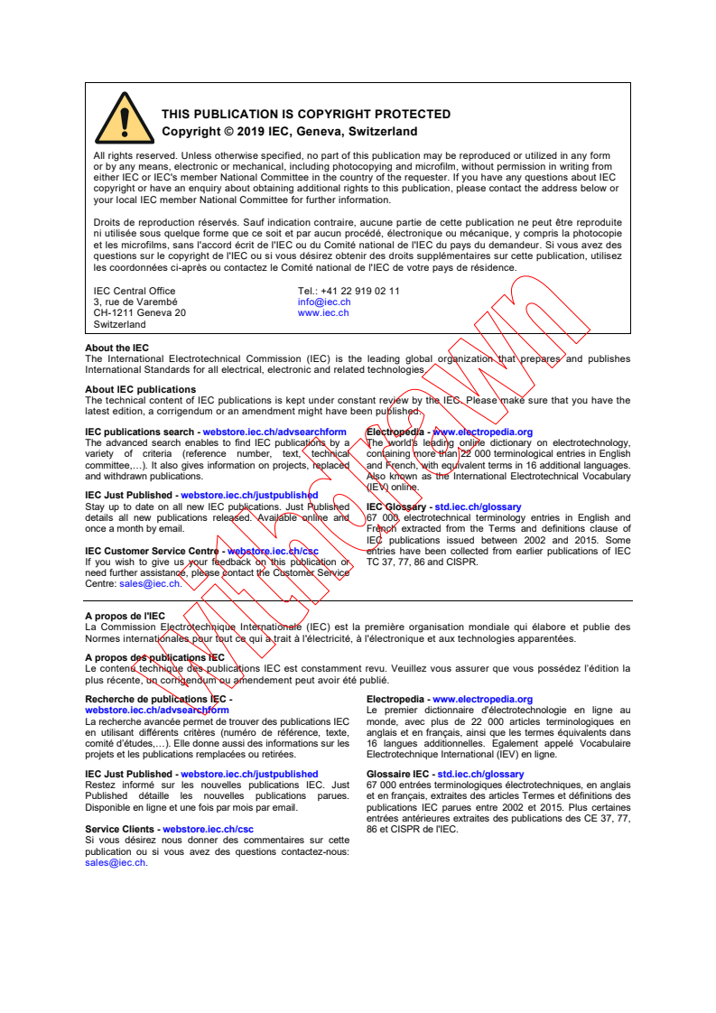 IEC 60691:2015 IEC 60691:2015+AMD1:2019 CSV - Thermal-links - Requirements and application guide
Released:1/11/2019 - Page 2 preview