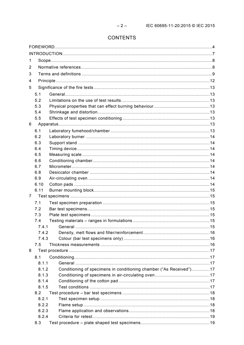 IEC 60695-11-20:2015 IEC 60695-11-20:2015 - Fire hazard testing - Part 11-20: Test flames - 500 W flame test method
Released:4/22/2015 - Page 4 preview