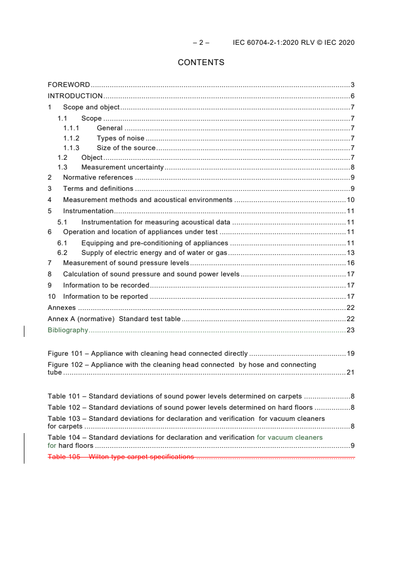 IEC 60704-2-1:2020 IEC 60704-2-1:2020 RLV - Household and similar electrical appliances - Test code for the determination of airborne acoustical noise - Part 2-1: Particular requirements for dry vacuum cleaners
Released:10/30/2020 - Page 4 preview