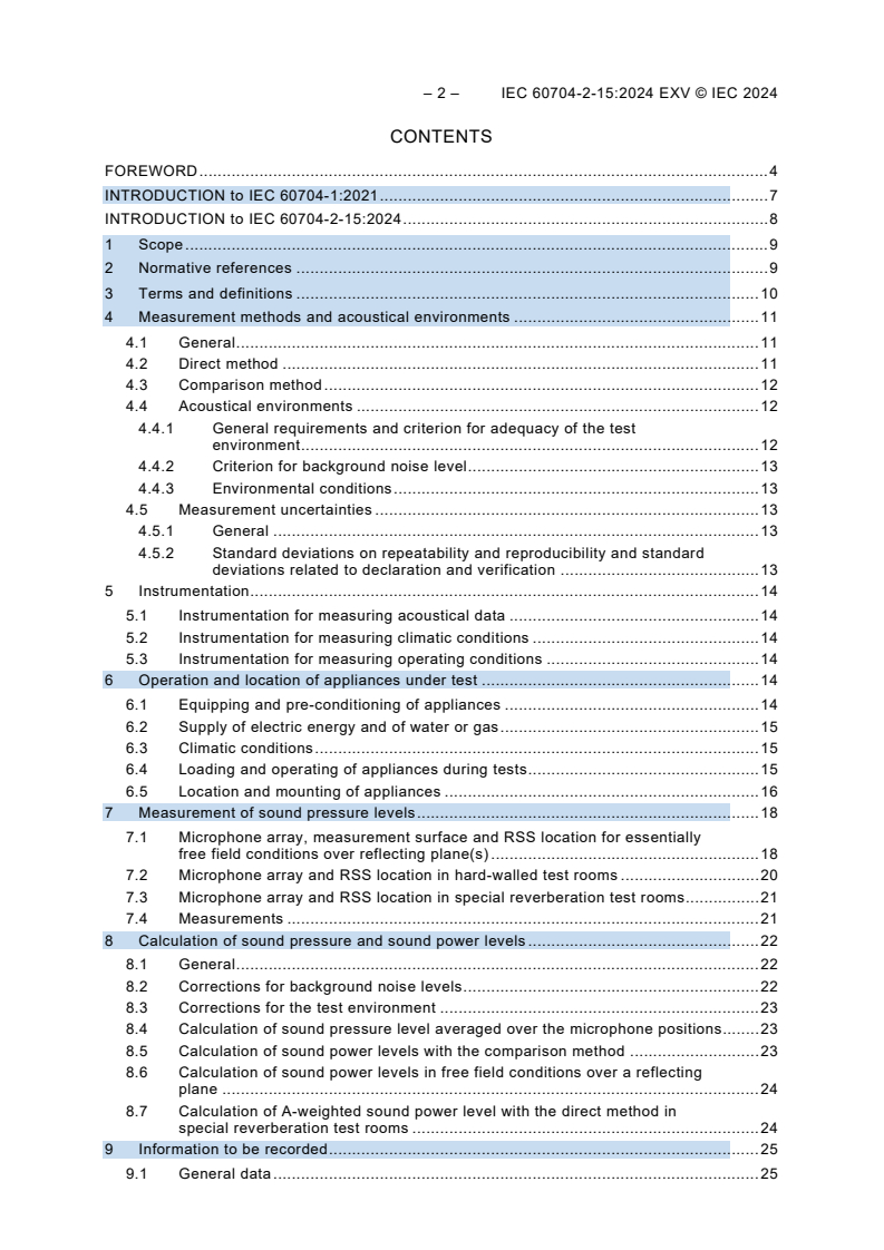 IEC 60704-2-15:2024 IEC 60704-2-15:2024 EXV - Household and similar electrical appliances - Test code for the determination of airborne acoustical noise - Part 2-15: Particular requirements for household food waste disposers
Released:9/20/2024 - Page 4 preview