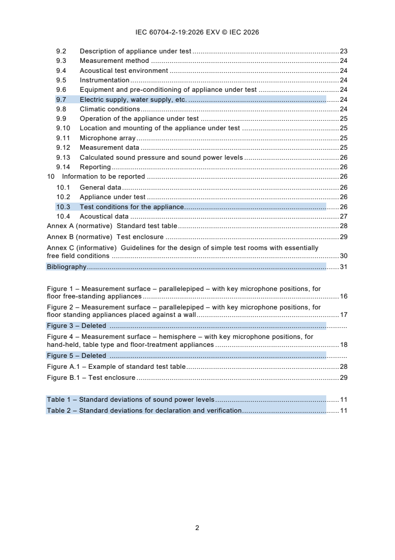 IEC 60704-2-19:2026 IEC 60704-2-19:2026 EXV - Household and similar electrical appliances - Test code for the determination of airborne acoustical noise - Part 2-19: Particular requirements for air cleaners/30/2026 - Page 4 preview