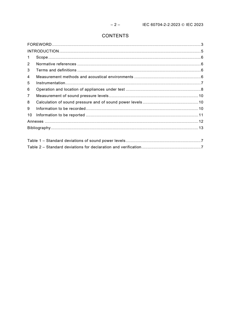 IEC 60704-2-2:2023 IEC 60704-2-2:2023 - Household and similar electrical appliances - Test code for the determination of airborne acoustical noise - Part 2-2: Particular requirements for fan heaters
Released:12/14/2023 - Page 4 preview