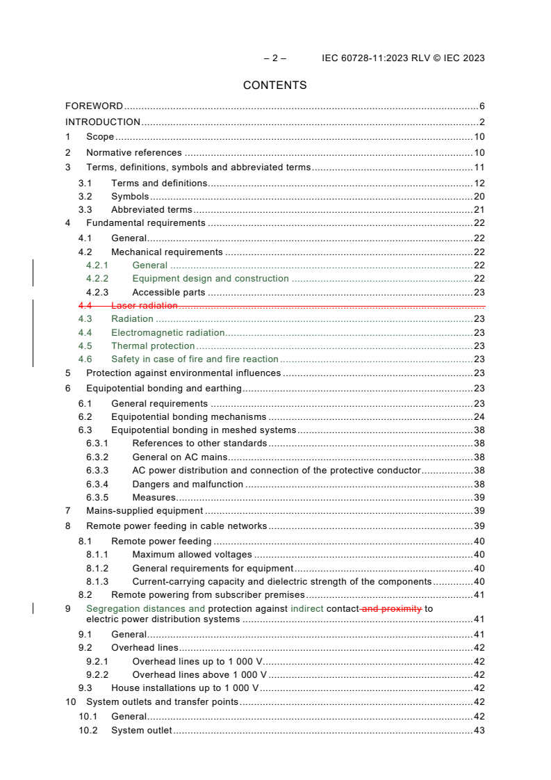 IEC 60728-11:2023 IEC 60728-11:2023 RLV - Cable networks for television signals, sound signals and interactive services - Part 11: Safety
Released:2/15/2023 - Page 4 preview