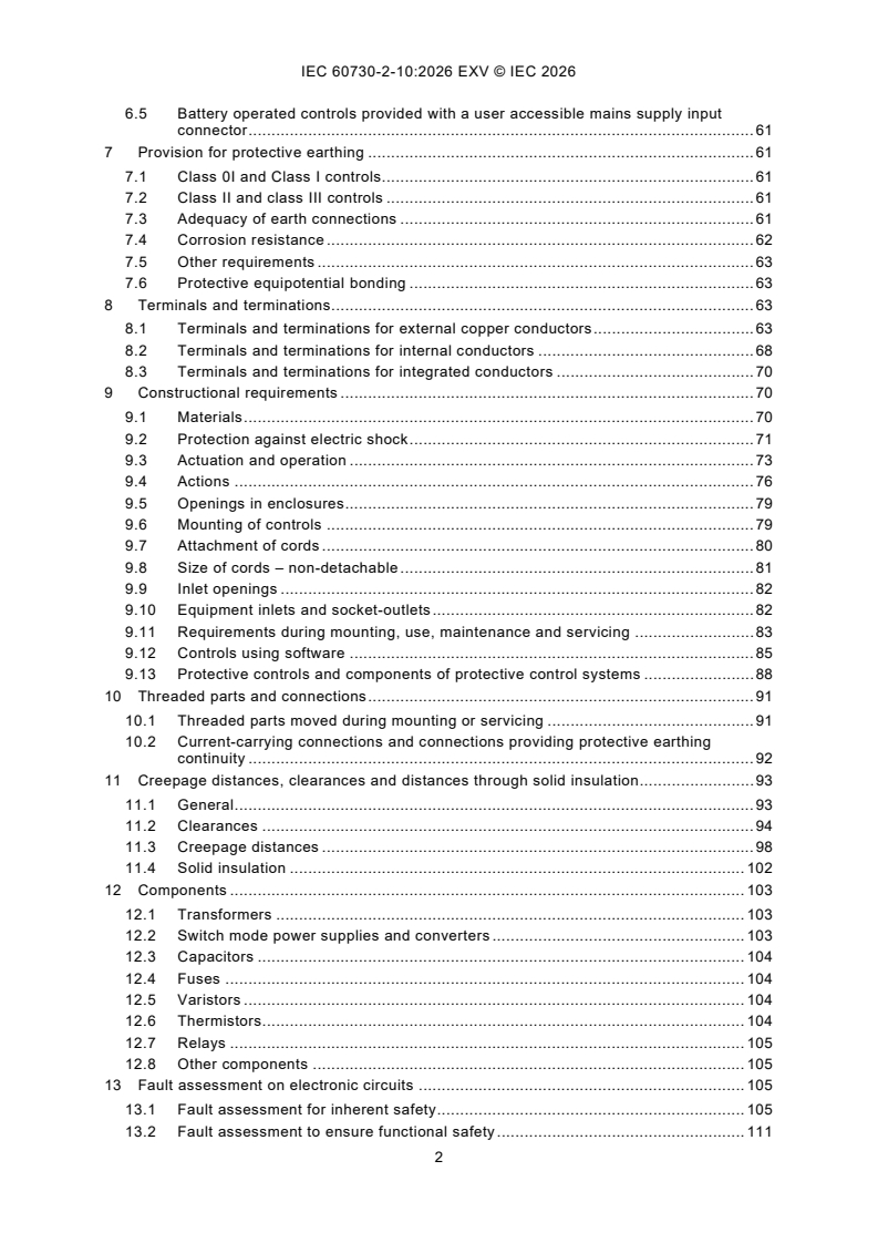 IEC 60730-2-10:2026 IEC 60730-2-10:2026 EXV - Automatic electrical controls - Part 2-10: Particular requirements for motor-starting relays - Page 4 preview