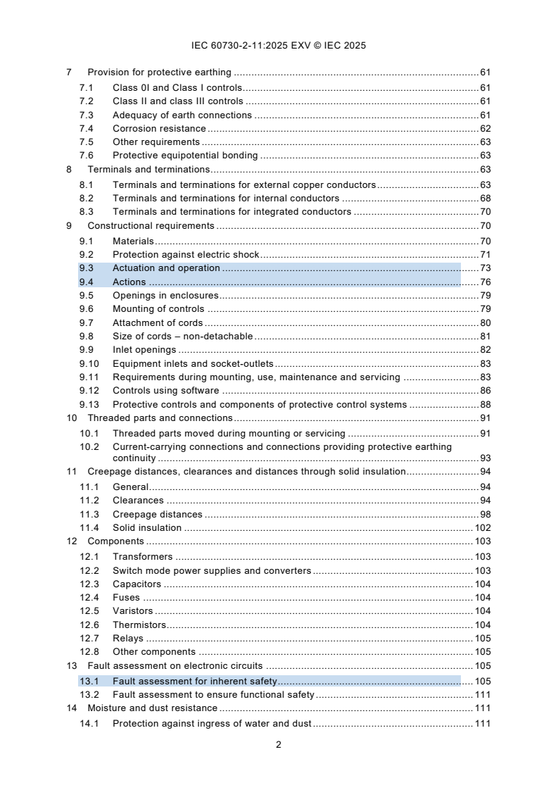IEC 60730-2-11:2025 IEC 60730-2-11:2025 EXV - Automatic electrical controls - Part 2-11: Particular requirements for energy regulators
Released:7. 08. 2025
Isbn:9782832706428 - Page 4 preview