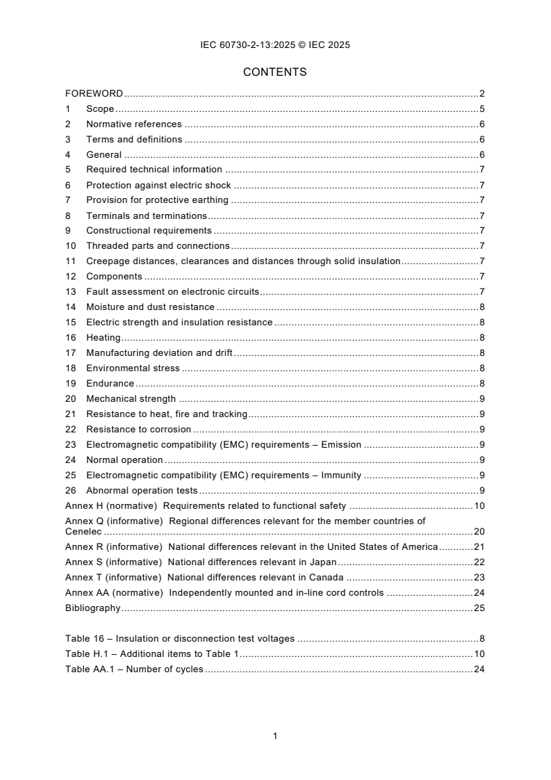 IEC 60730-2-13:2025 IEC 60730-2-13:2025 - Automatic electrical controls - Part 2-13: Particular requirements for humidity sensing controls/19/2025 - Page 3 preview