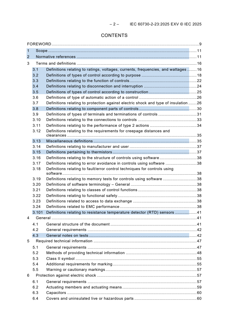 IEC 60730-2-23:2025 IEC 60730-2-23:2025 EXV - Automatic electrical controls - Part 2-23: Particular requirements for electrical sensors and sensing elements
Released:12. 05. 2025
Isbn:9782832704370 - Page 3 preview
