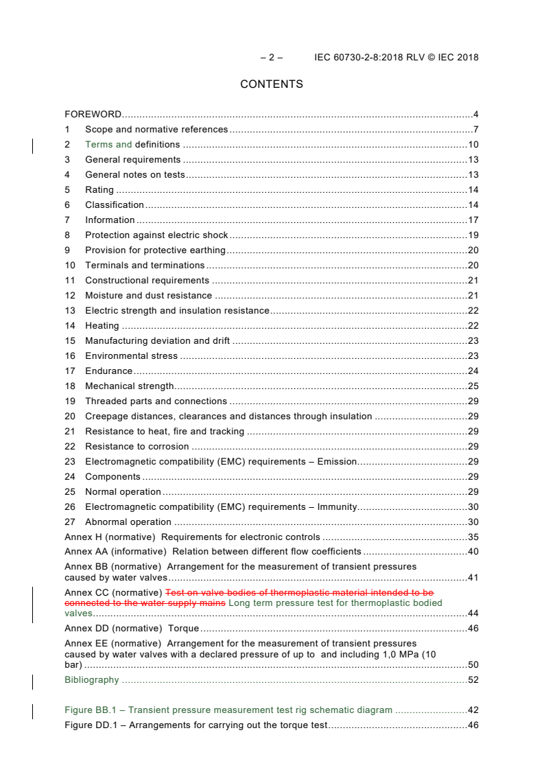 IEC 60730-2-8:2018 IEC 60730-2-8:2018 RLV - Automatic electrical controls - Part 2-8: Particular requirements for electrically operated water valves, including mechanical requirements
Released:8/28/2018 - Page 4 preview