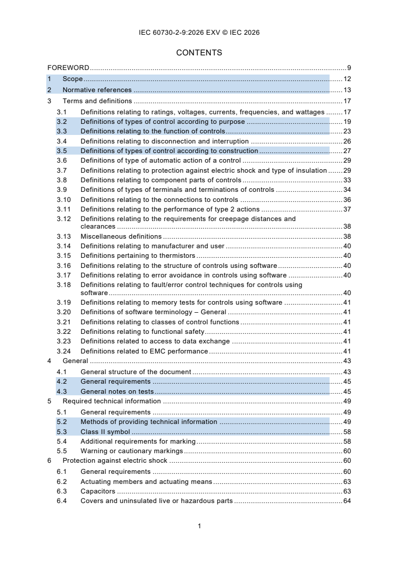 IEC 60730-2-9:2026 IEC 60730-2-9:2026 EXV - Automatic electrical controls - Part 2-9: Particular requirements for temperature sensing controls - Page 3 preview