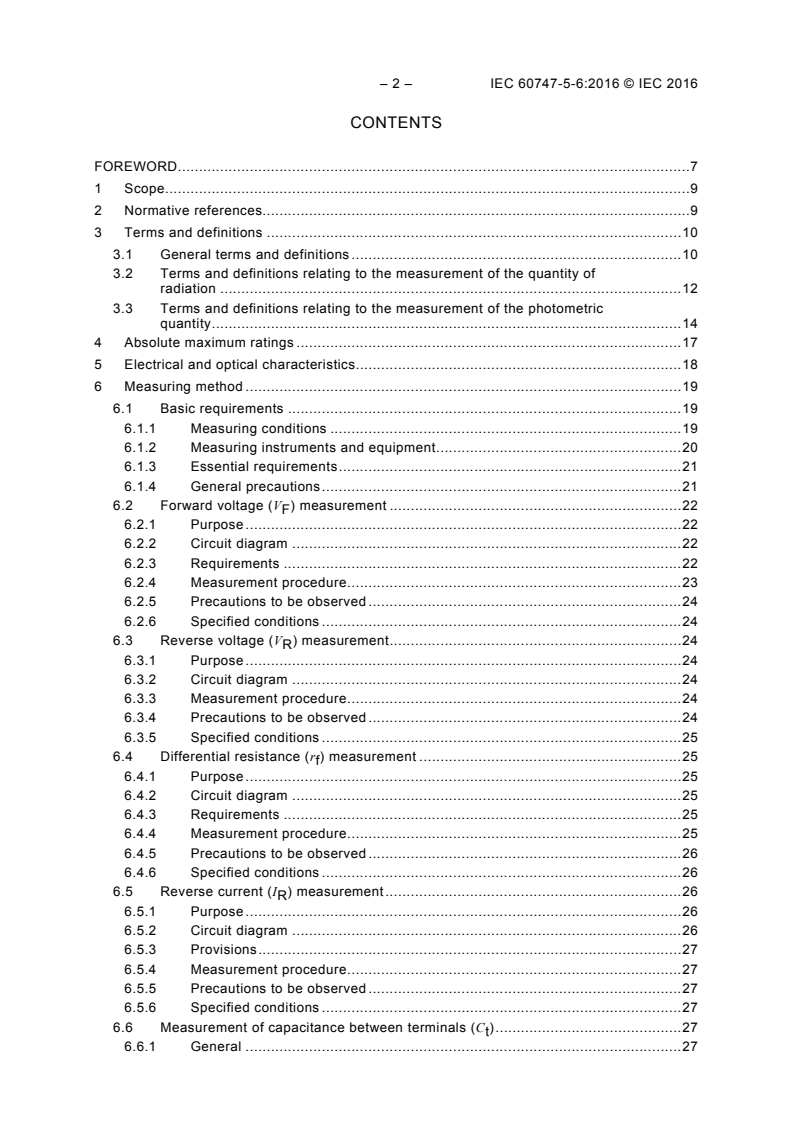 IEC 60747-5-6:2016 IEC 60747-5-6:2016 - Semiconductor devices - Part 5-6: Optoelectronic devices - Light emitting diodes
Released:2/23/2016 - Page 4 preview