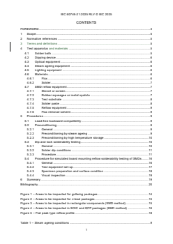 IEC 60749-21:2025 IEC 60749-21:2025 RLV - Semiconductor devices - Mechanical and climatic test methods - Part 21: Solderability
Released:9. 12. 2025
Isbn:9782832709405 - Page 3 preview