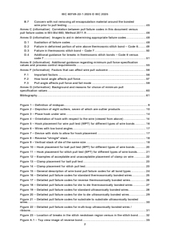 IEC 60749-22-1:2025 - Semiconductor devices - Mechanical and climatic test methods - Part 22-1: Bond strength - Wire bond pull test methods
Released:26. 11. 2025
Isbn:9782832708613 - Page 4 preview