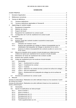 IEC 60749-22-2:2025 - Dispositifs à semiconducteurs - Méthodes d’essais mécaniques et climatiques - Partie 22-2: Robustesse des contacts soudés - Méthodes d’essais de cisaillement des contacts soudés par fil
Released:26. 11. 2025
Isbn:9782832708828 - Page 3 preview