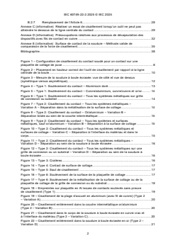 IEC 60749-22-2:2025 - Dispositifs à semiconducteurs - Méthodes d’essais mécaniques et climatiques - Partie 22-2: Robustesse des contacts soudés - Méthodes d’essais de cisaillement des contacts soudés par fil
Released:26. 11. 2025
Isbn:9782832708828 - Page 4 preview